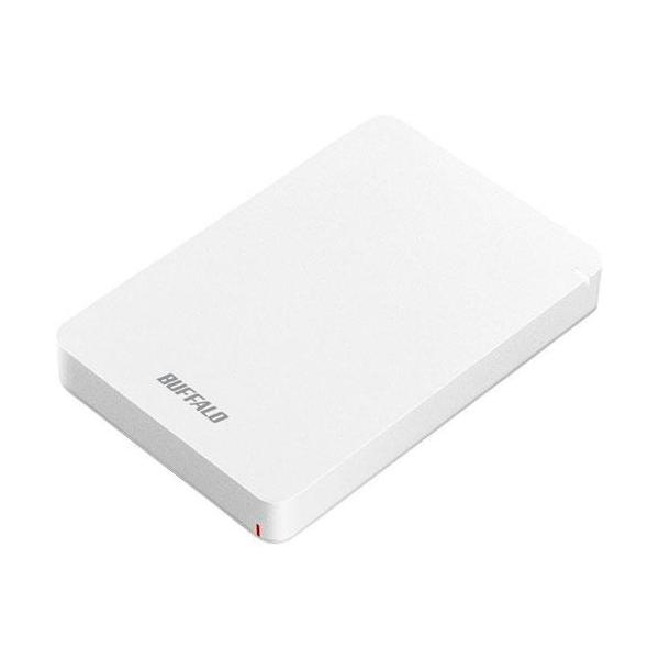 バッファロー(BUFFALO) HD-PGF2.0U3-BWHA ホワイト ポータブルHDD 2TB USB3.1 Gen1 /3.0/2.0接続 耐衝撃