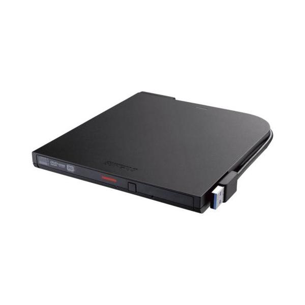 バッファロー(BUFFALO) DVSM-PTV8U3-BKB ブラック USB3.2 Gen1 対応 ポータブルDVD 書込ソフト添付