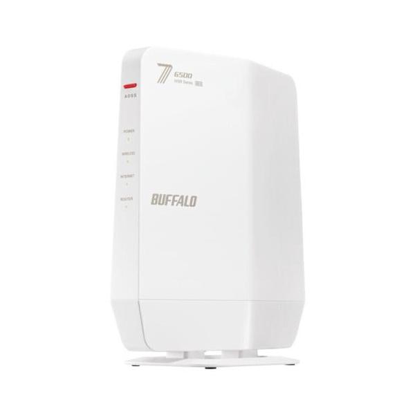 バッファロー(BUFFALO) WSR6500BE6P-WH Wi-Fi 7 be 5764+688Mbps IPv6 デュアルバンド対応 Wi-Fiルーター ホワイト AirStation 無線LAN