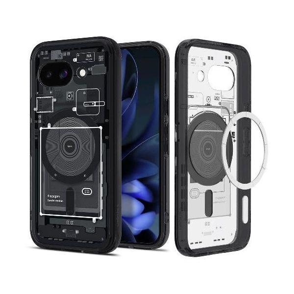 シュピゲン ACS09044 Zero One Google Pixel 9a用 Ultra Hybrid MagFit