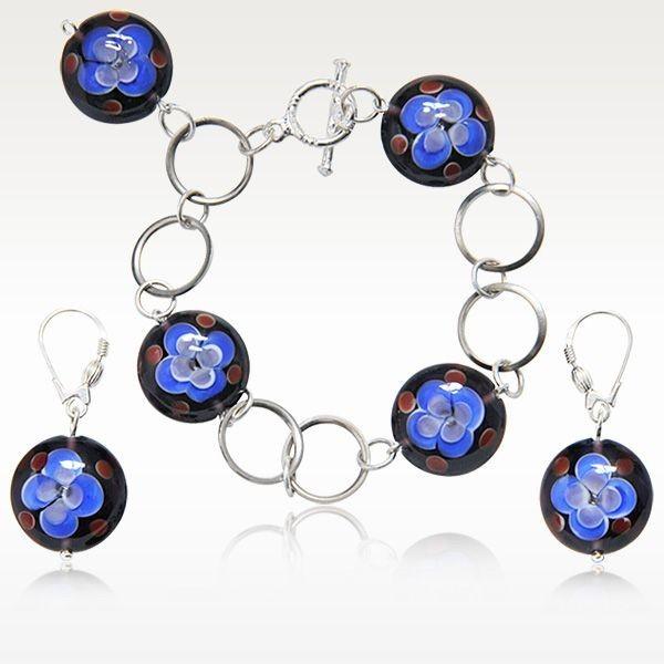 ピアス ブレスレット 2点セット チェコガラス ボヘミアン アクセサリー ブランド レディース ハンドメイド ブランド品 ビッグワンyahoo 店 通販 Yahoo ショッピング