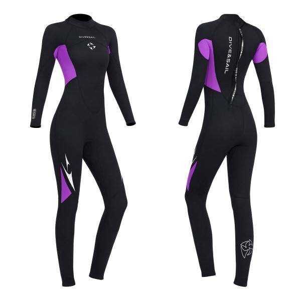Owntop ウェットスーツ フルスーツ レディース 3mm ストレッチ