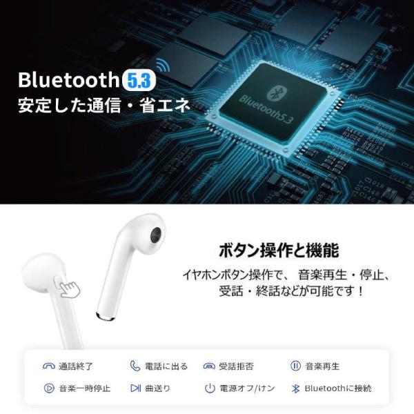 ワイヤレス イヤホン Bluetooth 5.3 FIPRIN 5719 ステレオ 最新版 iPhone 14 13 7 8 x Plus 11 12 Android ヘッドセット ヘッドホン オープン記念