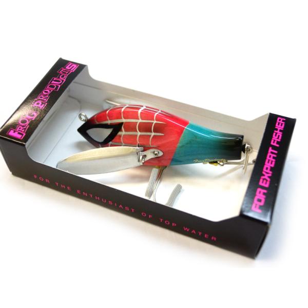 フロッグプロダクツ　ゴルディニ　big レッドブルー　スカムノイズ フロッグプロダクツゴルディニbig 木目レッドブルースカムノイズ