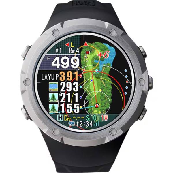 他サイト： ショットナビ　腕時計型GPSゴルフナビ Shot Navi Evolve α [ブラック][4562201211792]の商品画像