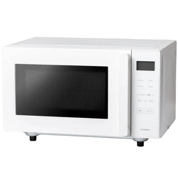 ツインバード　センサー付フラットオーブンレンジ　DR-E216 W　ホワイト