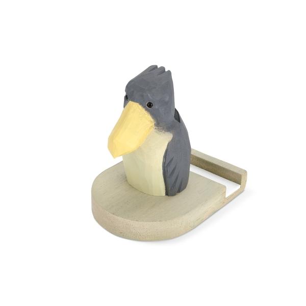 背中でスマホを支えつつ、メガネやサングラスも収納してくれる 1 人 2 役な動物たち。就寝前の枕元やお仕事のデスクまわり、お料理中のキッチンなど、様々なシーンで大活躍。木彫りのナチュラルな表情は、どんなインテリアにも馴染みそう。スマホを横向...