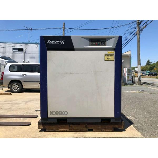 KOBELCO神戸製鋼 中古 コンプレッサー SG370AD-6 : コンプレッサーの