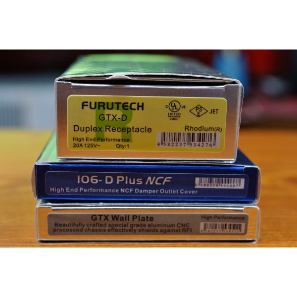 FURUTECH フルテック GTX-D(R)/106-D Plus NCF/Plate 壁コンセントセット 【廃番品/在庫限り】