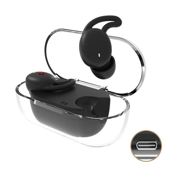 Bluetooth5.3 ワイヤレスイヤホン IPX4防水 AAC対応 軽量3.5g 4台マルチペアリング Type-C充電 CP-TWS01D