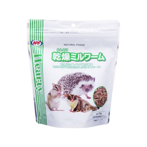 ナチュラルペットフーズ ハーティー 乾燥ミルワーム 70ｇ