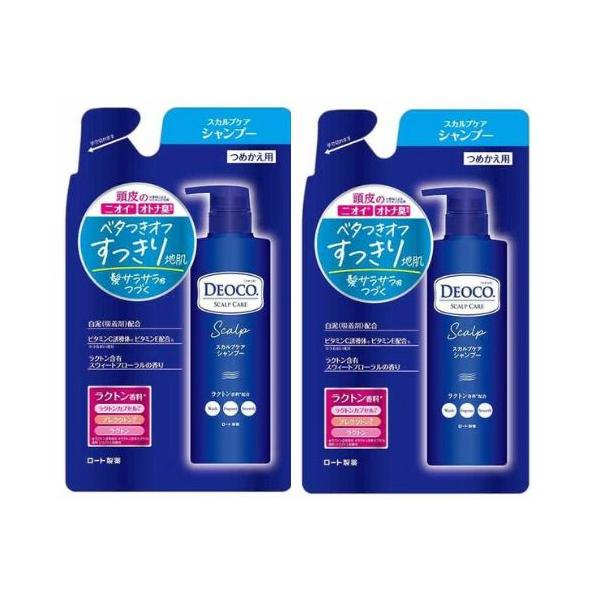 他サイト： 【2個】ロート製薬 デオコ スカルプケア シャンプー つめかえ用 370mlの商品画像