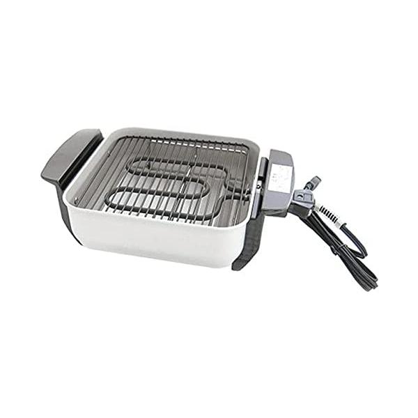 ●省エネ反射板で熱効率をアップ。ヒーターの下に反射板を置くことで、今まで下へ逃げていたヒーターの熱が上に反射され、効率良く食材を焼き上げます。早く焼けるから省エネにもなります。●本体兼用水受け皿で煙を軽減!本体兼用水受け皿になっているので、...