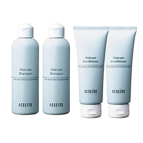 送料無料 アクセーヌ ヘアケア シャンプー２本＆コンディショナー2本セット