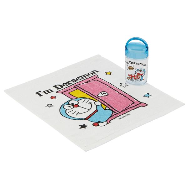 遠足やランチタイムの必需品【おしぼり＆プラケース】こちらは遠足の必需品【おしぼりセット】ミニタオルとそれを入れるプラケースがセットになってるよ☆■サイズケース：約58×44×125mmおしぼり：約320×280mm