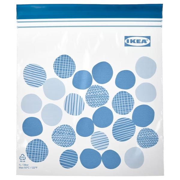 IKEA/イケア フードキーパー ブライトブルー ISTAD イースタード 25ピース