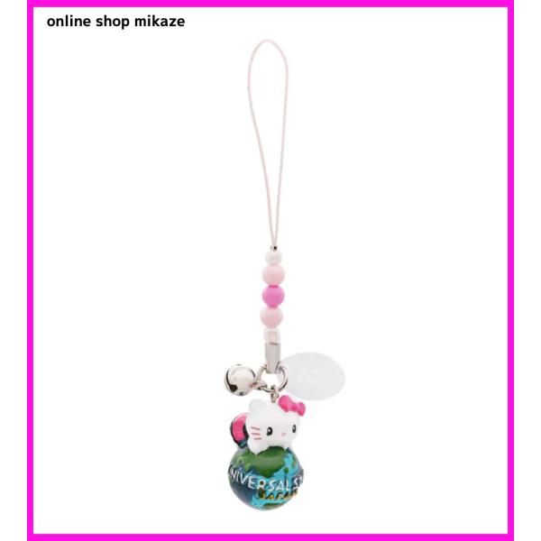 USJ ハローキティ ストラップ ユニバーサルグローブ お土産 グッズ お