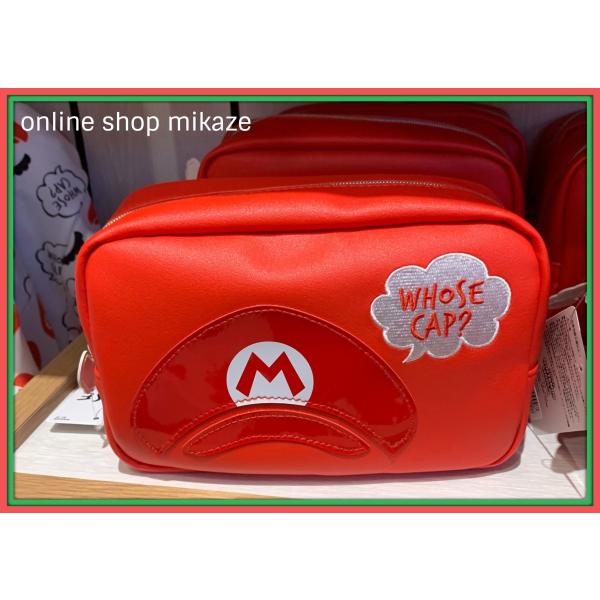 柔らかな質感の 任天堂 クラブニンテンドー マリオ帽子型ポーチ 非売品