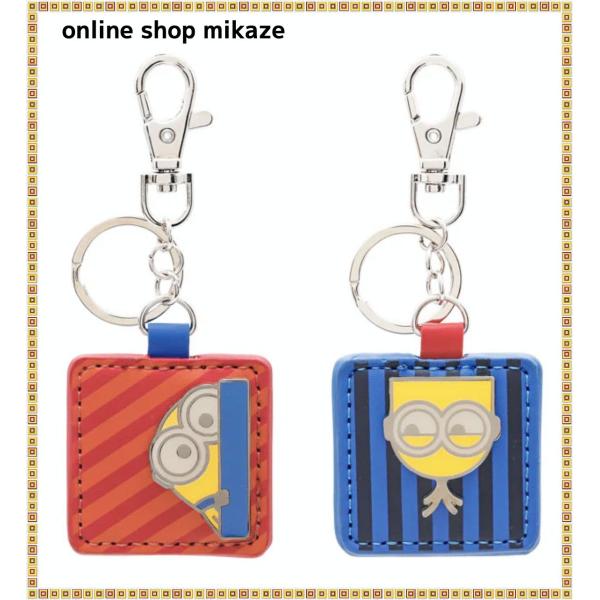 ミニオン／USJクリスマスシリーズ／ペアキーホルダー／くるみ割り人形 USJ ミニオン ぬいぐるみキーチェーン ボブ お土産 グッズ