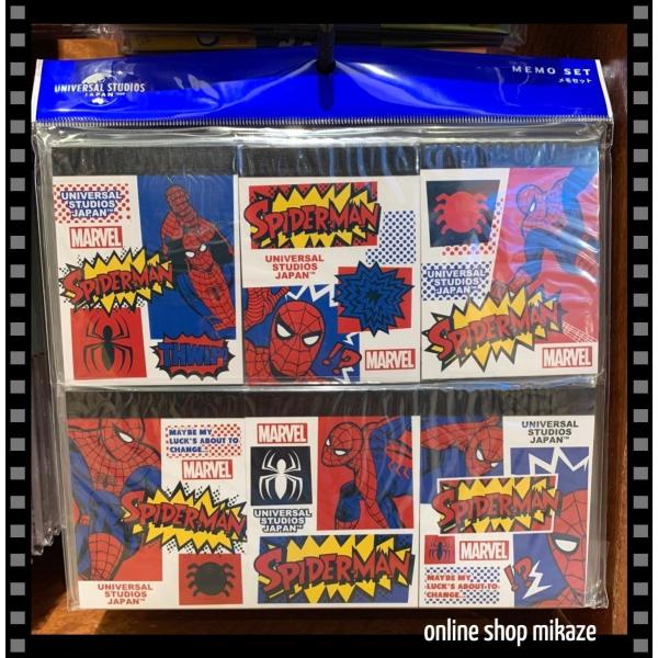 Usj スパイダーマン メモ帳 ６個セット リアルスパイダーマン お土産 グッズ ユニバ 公式 Usj Sm Memo6 Real Online Shop 海風 通販 Yahoo ショッピング