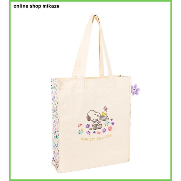 USJ スヌーピー トートバッグ 花柄 お土産 グッズ ユニバ 公式