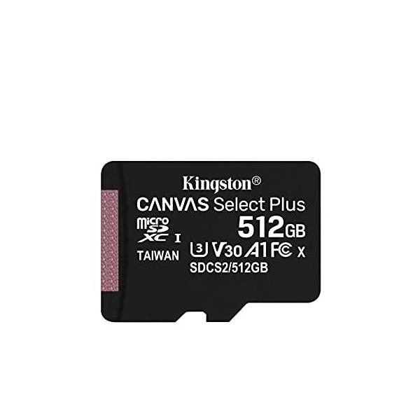 キングストン microSD 512GB 最大100MB/s UHS-I V30 A1 Nintendo 