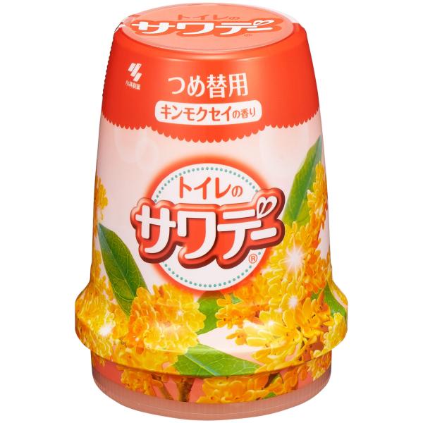 サワデー こころ安らぐキンモクセイの香り 消臭芳香剤 トイレ用 詰め替え用 140g