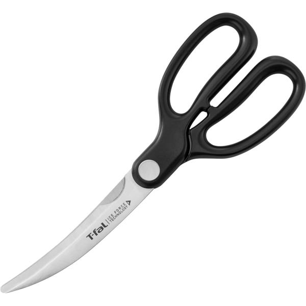 ティファール キッチンバサミ 料理ばさみ カーブ形状 錆びにくい 両利き用 「アイスフォース カーブシザーズ」  K18107