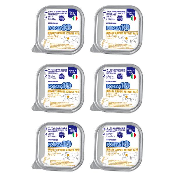 FORZA10 アクティーウェット ウリナリーサポート パテタイプ 100g×6缶（猫用）