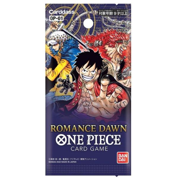 1パック ONE PIECE カードゲーム ブースターパック ROMANCE 1パック ONE PIECE カードゲーム ブースターパック ROMANCE