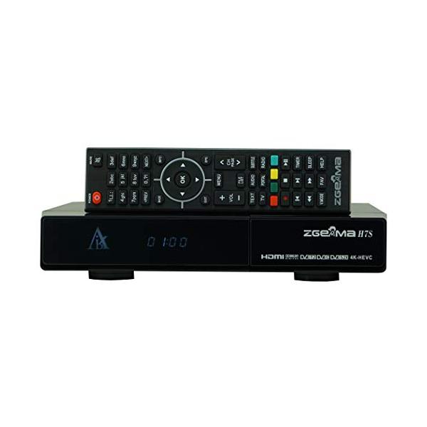ZGEMMA H7S 新4K衛星放送 テレビ 受信機 Linux 2*DVB-S2X + DVB-T2 / C