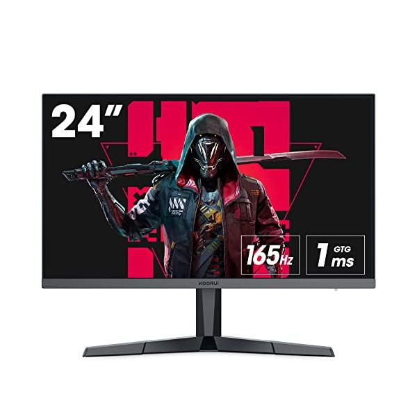 KOORUI 24インチ ゲーミングモニター GtG ゲームモニター 165Hz Free