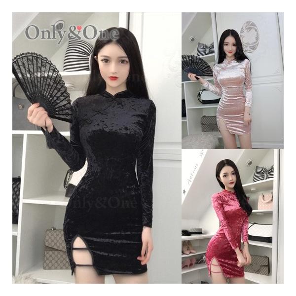 チャイナドレス チャイナ服 ミニ ベロア セクシー チャイナ風 全3色 ポスト投函発送対応 Dejapan Bid And Buy Japan With 0 Commission