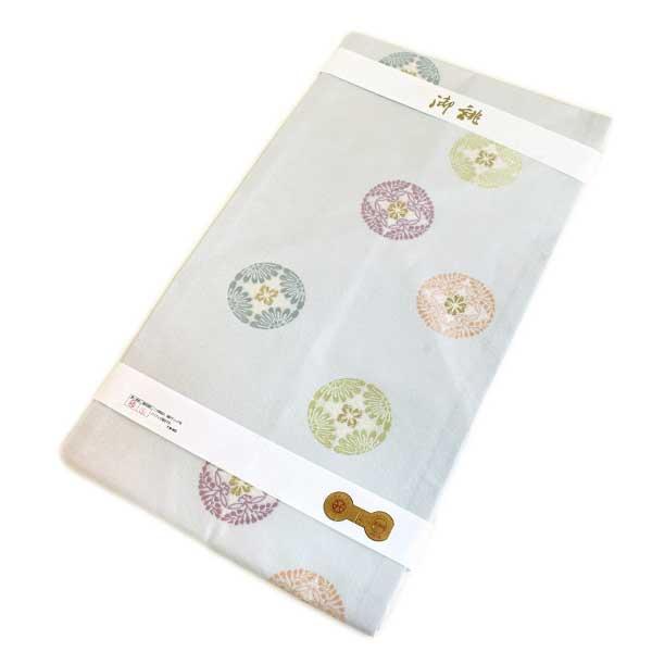 お仕立て上がり名古屋帯　新品未使用品　正絹　西陣織　No.323 弥栄織物】正絹西陣織九寸名古屋帯 ≪お仕立て上がり・新品≫「七宝