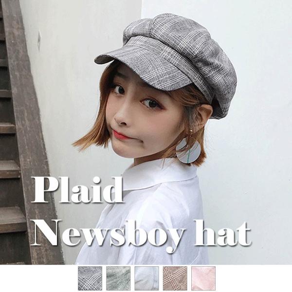 キャスケット帽子 レディース 小物 Cap おしゃれ つば付き マリン帽 チェック柄 メール便送料無料 1muxia 001 Yani 通販 Yahoo ショッピング
