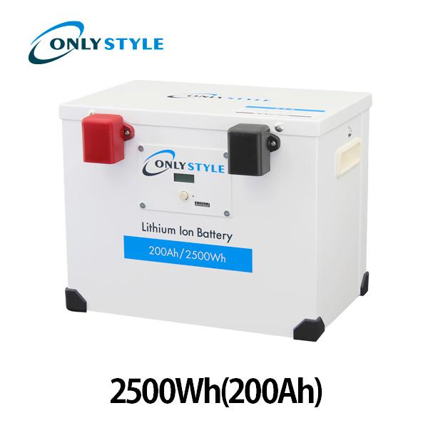 オンリースタイル リン酸鉄リチウムイオンバッテリー2500Wh/200Ah【バッテリーセーバー内蔵】（型式：OS-GSP200AH12V_5P）