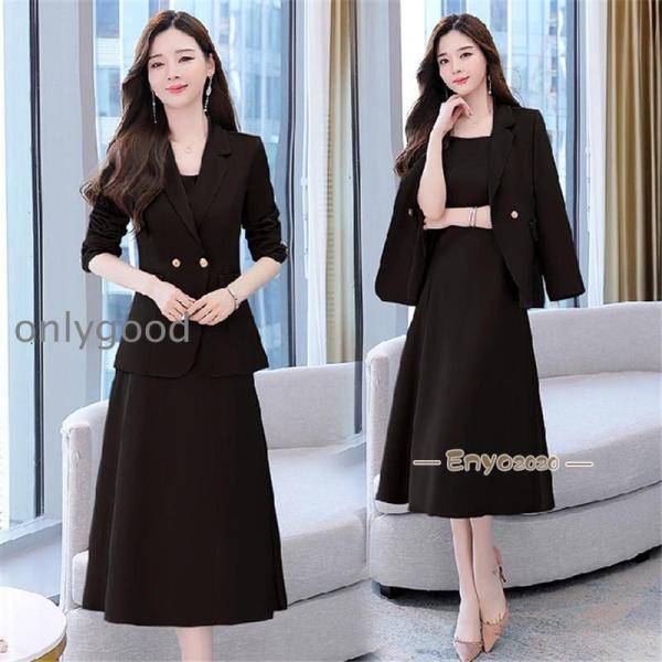 商品詳細カラー:/ブラック/ブラウン/ベージュ    サイズ:/M/L/XL/2XL/3XL/4XL【商品説明】にもビジネスにもリクルートにも使えるシンプルなレディーススーツ。デザイン力のあるジャケットなので、ウエストラインが細見えて、エレ...