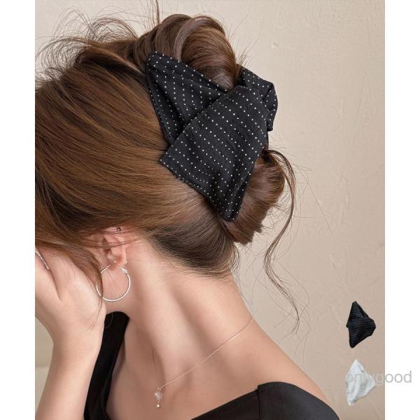 ヘアクリップ大きめアクリルバンスクリップ