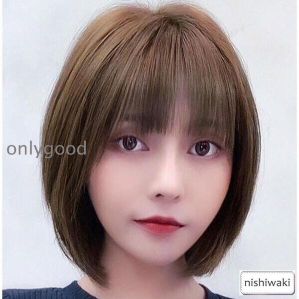 【商品状態】新品未使用【商品内容】100%人毛ウィッグ、専用ネット（無料付き）【サイズ-CM】フリーサイズ  後：30CM【商品特徴】人毛感覚の自然な髪質、軽量、長時間被っても疲れないフルウィッグです。100%人毛を使用しますから、光沢?手...