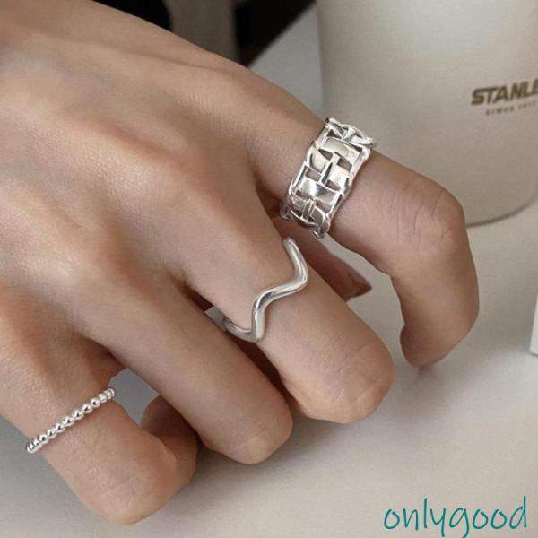 銀杯とシルバーリングセット 5A級 天使の羽 ペアリング 2セット シルバー リングサイズが自由に調整