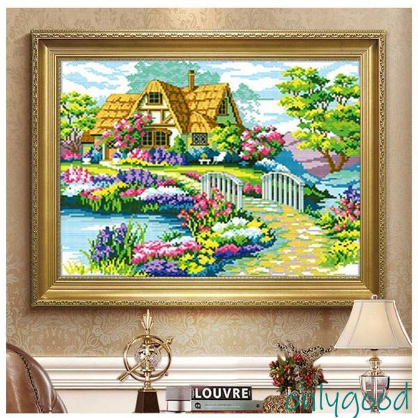 セット内容：プリント布、仕分け済み刺繍糸、2×針、プリント紙。糸は30％増量しております。※フレームは付いておりません。刺繍糸：綿布にパターンがプリントされているため、布目を数える必要がなく、初心者でも楽しめます。また、刺繍糸はそれぞれ番号...