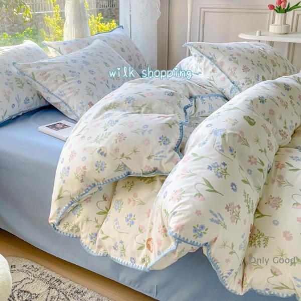 寝具4点セット シングル ダブル クイーン フリル 花柄 上品 寝具4点セット シングル ダブル クイーン フリル 花柄 上品 【公式通販】
