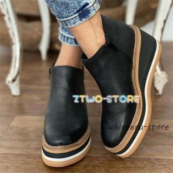 スニーカー 厚底 レディース スリッポン フラットシューズ PU 合皮 滑り止め 疲れない 軽い 歩きやすい 幅広 おしゃれ ローカット カジュアル 美脚