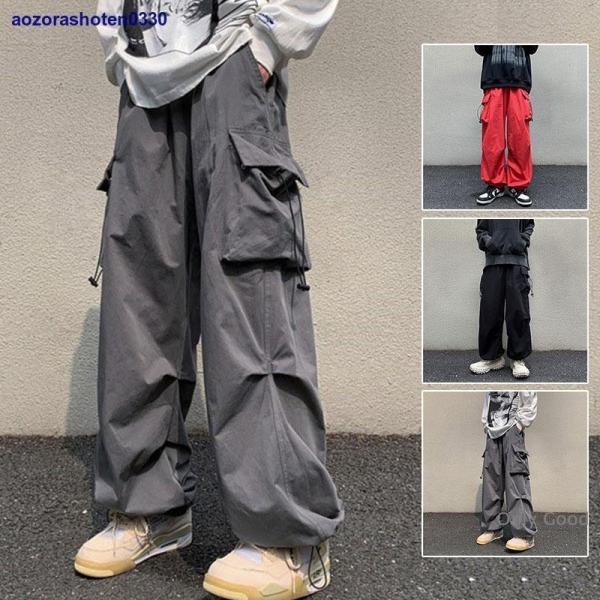 カーゴパンツ メンズ ボトムス ズボン ミリタリー ロング ゆったり 作業服 カジュアル おしゃれ ワークパンツ アウトドア ワイト 父の日