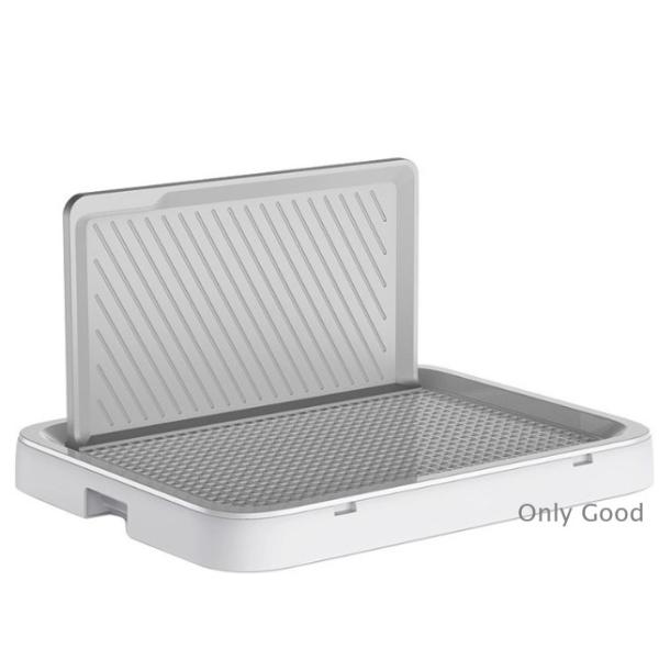 犬用トイレ 犬 オス犬用 壁付タイプ L字型のトイレ 小型犬 中型犬 メッシュ付き フチ漏れしにくい フラットタイプ トイレトレーニング M/L