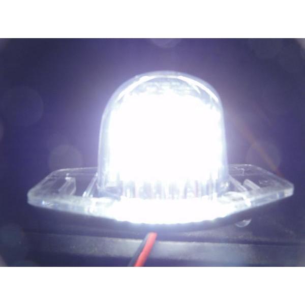 照明 鬼白光! 一体型交換式 ! LED ナンバー灯 ライセンス ランプ