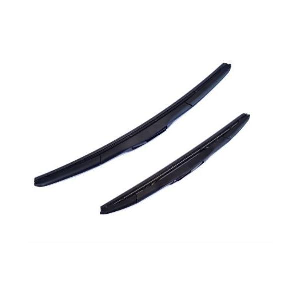 レクサス調　ユーコン H7〜H11　左右（2本セット） GMC　エアロ フラット ワイパー ブレード 450mm/450mm U字フック ゴム一体型 ブラック