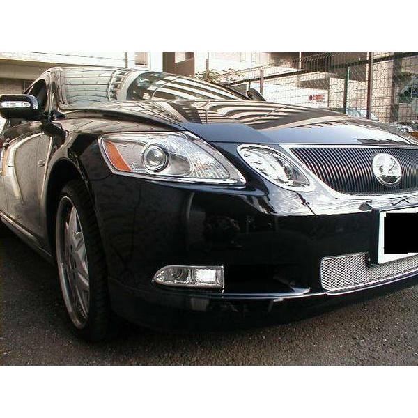 レクサス メッキ フォグランプ フォグライト リング GS350 GS430 GS450h GS460 バージョンI バージョンL ガーニッシュ