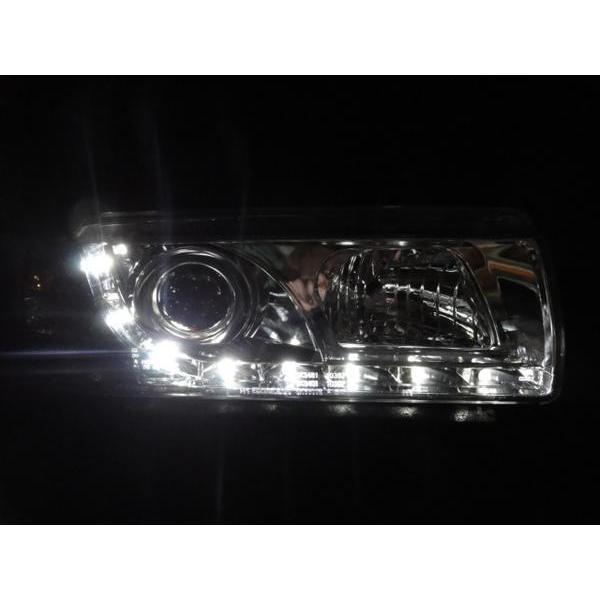 BMW　LED　デイライト　プロジェクター　ヘッドライト　ヘッドランプ　E36　セダン　M3　Mテク　ハーマン　アルピナ　インナーブラック