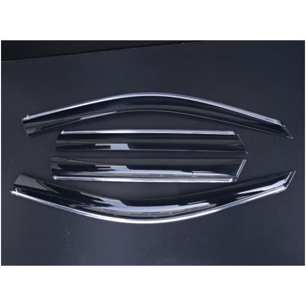 高品質♪ 安心ビス付き♪ メッキ モール BMW ドアバイザー 